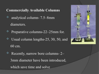 Analytical Testing Columns GPC PPT MSC analytical chemistry JNTUUCEH | PPTX