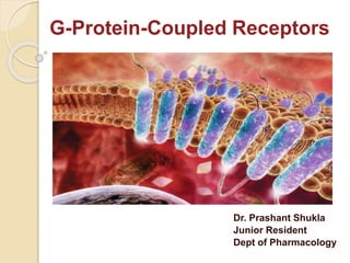 G-Protein-Coupled Receptors
Dr. Prashant Shukla
Junior Resident
Dept of Pharmacology
 