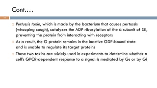 GPCRs and their second messengers
