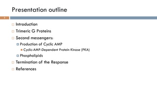 GPCRs and their second messengers