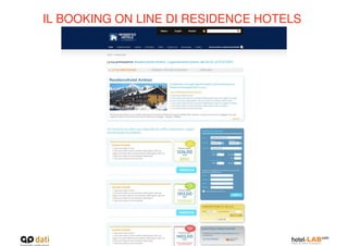 IL BOOKING ON LINE DI RESIDENCE HOTELS
 