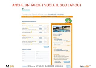ANCHE UN TARGET VUOLE IL SUO LAY-OUT
 