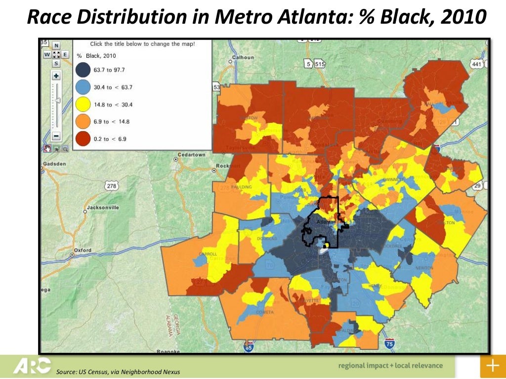 Changing Demographics of and Metro Atlanta