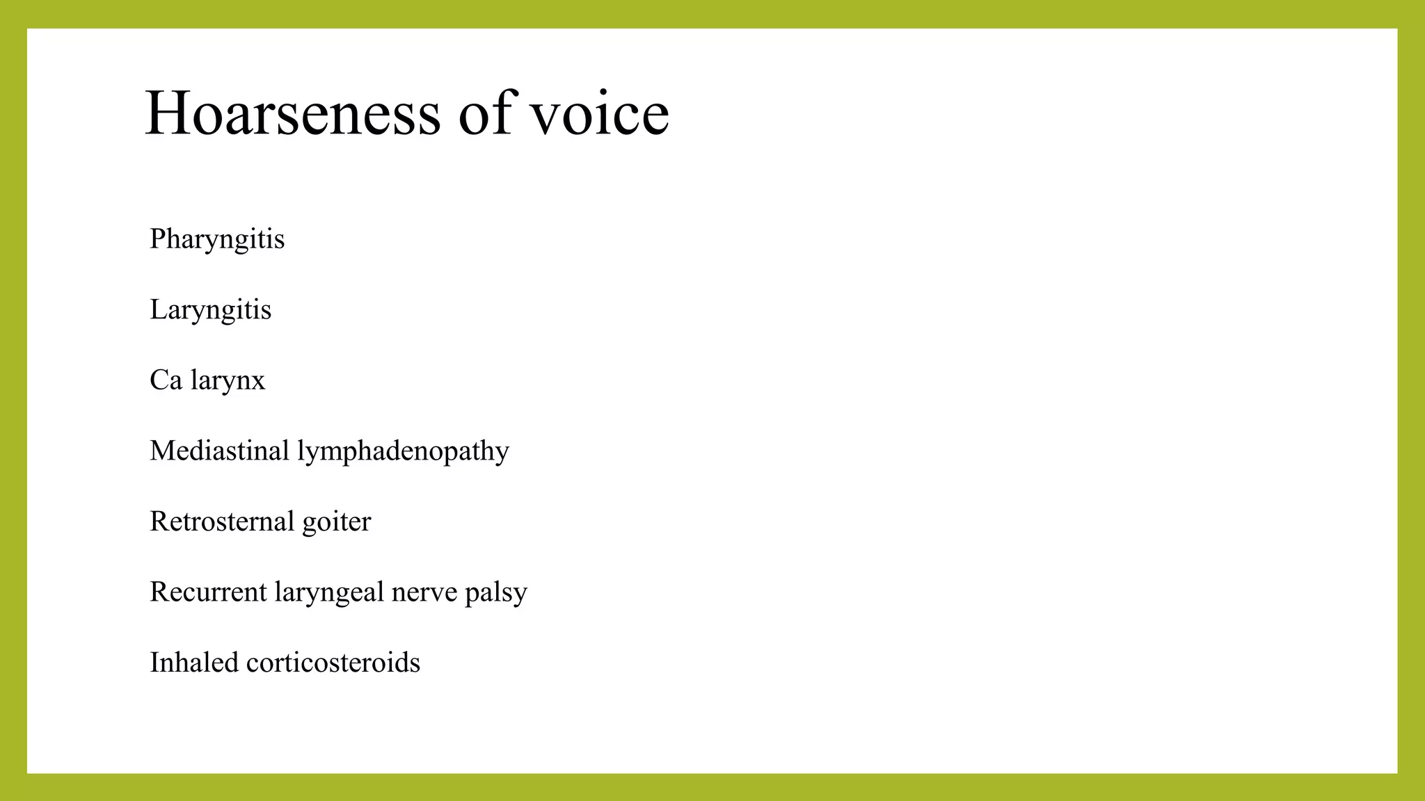 General Physical Examination in Respiratory Diseases | PPTX