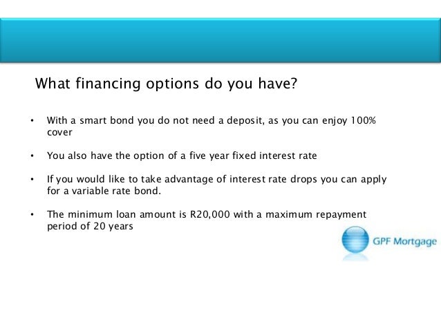 Fnb Home Loans Which Bond Will Suit You