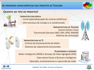 Gestão de Projetos em Telecom | PPTX