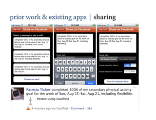 prior work & existing apps | sharing
 