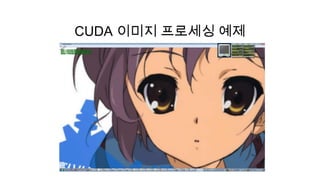CUDA 이미지 프로세싱 예제
 