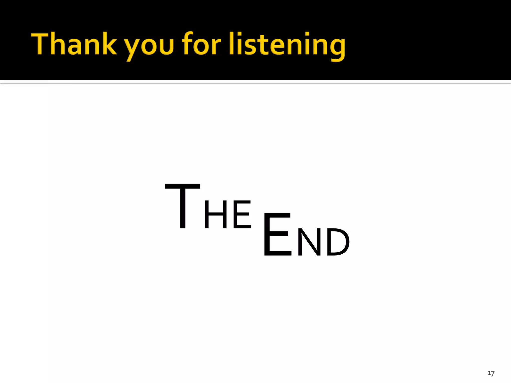 THE END

          17
 