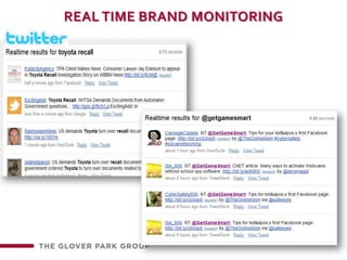 Real time brand monitoring
