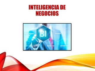 INTELIGENCIA DE
NEGOCIOS
 