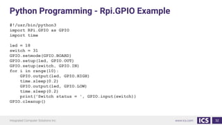 Ins and Outs of GPIO Programming | PDF