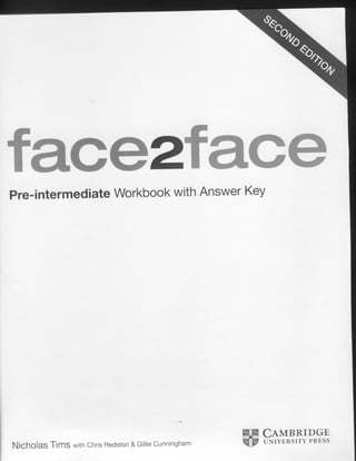 Face2 face 2d edition pre_intermeadie workbook