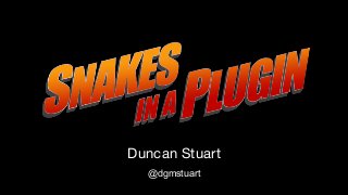 Duncan Stuart
@dgmstuart
 
