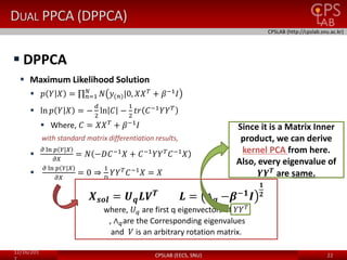 Gaussian Process Latent Variable Model | PPTX