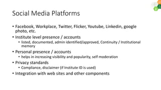 ICRISAT Global Planning Meeting 2019: ICT Infrastructure Management by SMC team