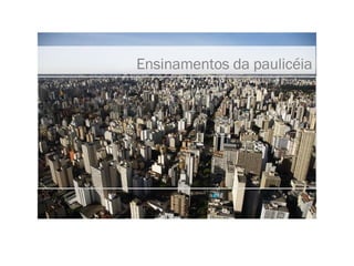 Ensinamentos da paulicéia 