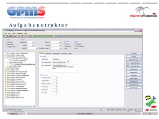 Aufgabenstruktur …  more than software 05.05.10 
