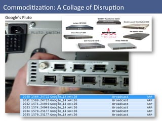  CommodiAzaAon:	
  A	
  Collage	
  of	
  DisrupAon	
  
 Google’s	
  Pluto	
  
 