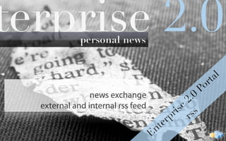 Enterprise 2.0 portal