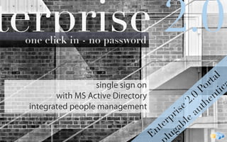 Enterprise 2.0 portal