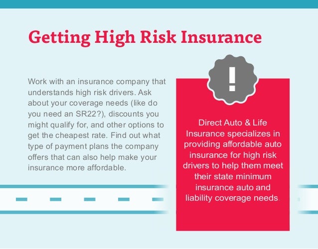 im a high risk driver what do i do direct auto insurance customer service