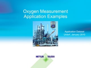 Oxygen Measurement Application Examples Application Dataset Urdorf, January 2010 