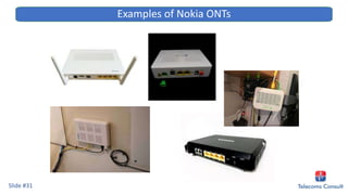 Slide #31
Examples of Nokia ONTs
 