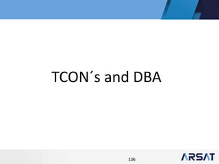 106
TCON´s and DBA
 