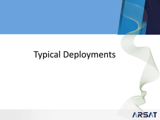 Typical Deployments
 