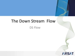 The Down Stream Flow
DS Flow
 