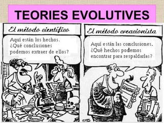 TEORIES EVOLUTIVES 