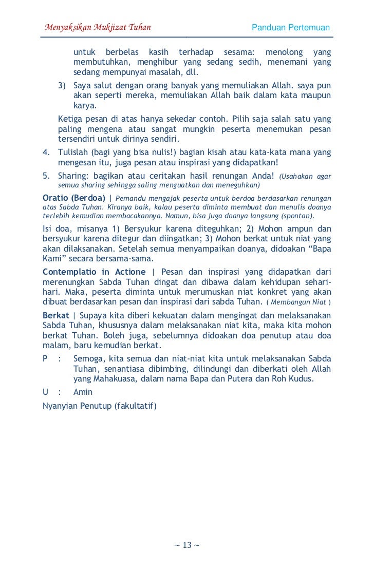 Panduan Pertemuan BKSN 2012