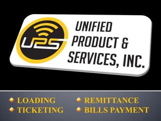 LOADING     REMITTANCE
TICKETING   BILLS PAYMENT
 
