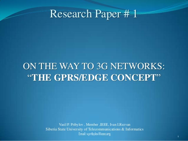 Gprs research papers