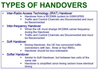 TYPES OF HANDOVERS
 