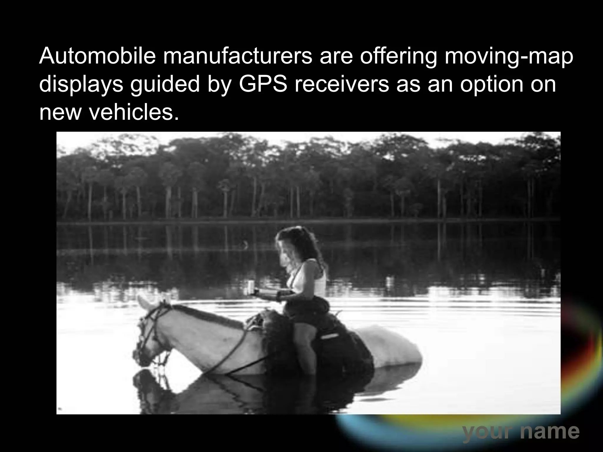 The U.S. Coast Guard operates the most common DGPS correction service.THE GPS SATELLITE SYSTEMThe 24 satellites that make up the GPS space segment are orbiting the earth about 12,000 miles. 