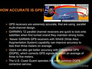 GPS receivers take this information and use triangulation to calculate the user's exact location. 