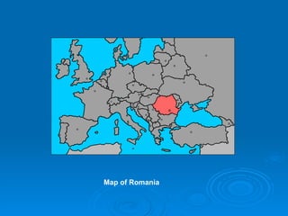 Map of Romania 