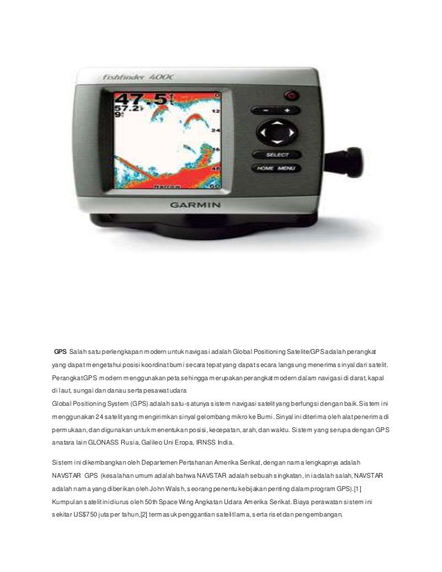 gelombang yang digunakan dalam alat global positioning system (gps)