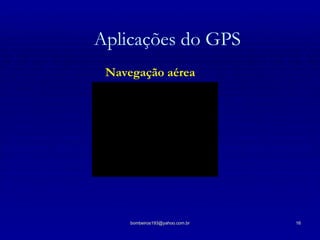 Aplicações do GPS Navegação aérea 