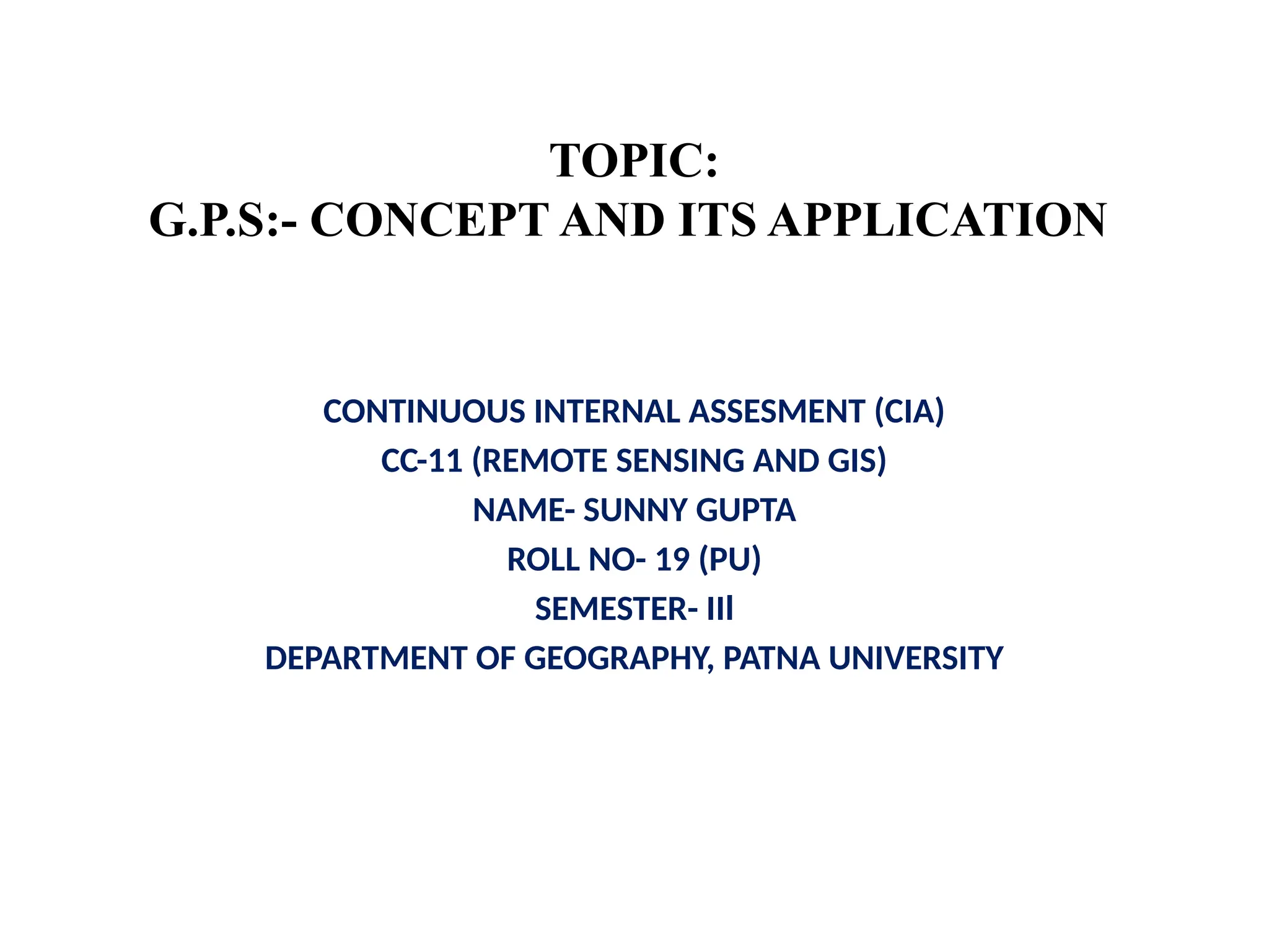 Global positioning system with application of global positioning system