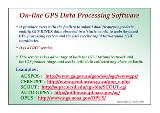Gps Data Examples Positioning GNSS dan GPS dalam perencanaan Survey.pdf