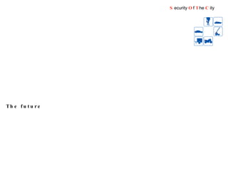 S ecurity  O f  T he  C ity The future 