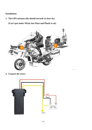 Gps st-901 user manual | PDF