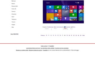 Musique
Nature
Périple 2009
Public life
Science
Shopping
Sport
Télévision
Trésors
Voyage
Web
Stats RDM-ROW
Posted in Conferences, Web | Comments (0) | Facebook | Print |
| | |
Previous 70 71 72 73 74 75 76 77 78 79 80 81 82 83 84 85 Next
Créer un blog sur Hautetfort
Les derniers blogs mis à jour | Les dernières notes publiées | Les tags les plus populaires
Déclarer un contenu illicite | Mentions légales de ce blog | Hautetfort est une marque déposée de la société talkSpirit | Créez votre blog !
J’aime 0 Tweet Share
 