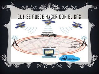 QUE SE PUEDE HACER CON EL GPS