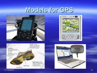 Models for GPS




11/13/2012                    13
 