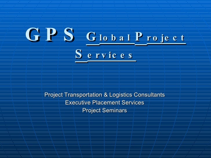 GPS Project Presentation