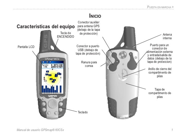 Gps 60 csx garmin manual de usuario